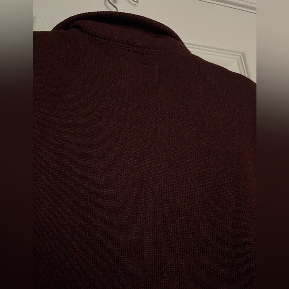 Old Navy Men's Burgundy Quarterzip Sweater - Picture 5 of 5
